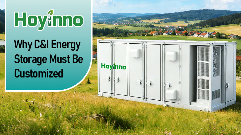 Why Commercial & Industrial Energy Storage Systems Are Best Built as Customized Projects