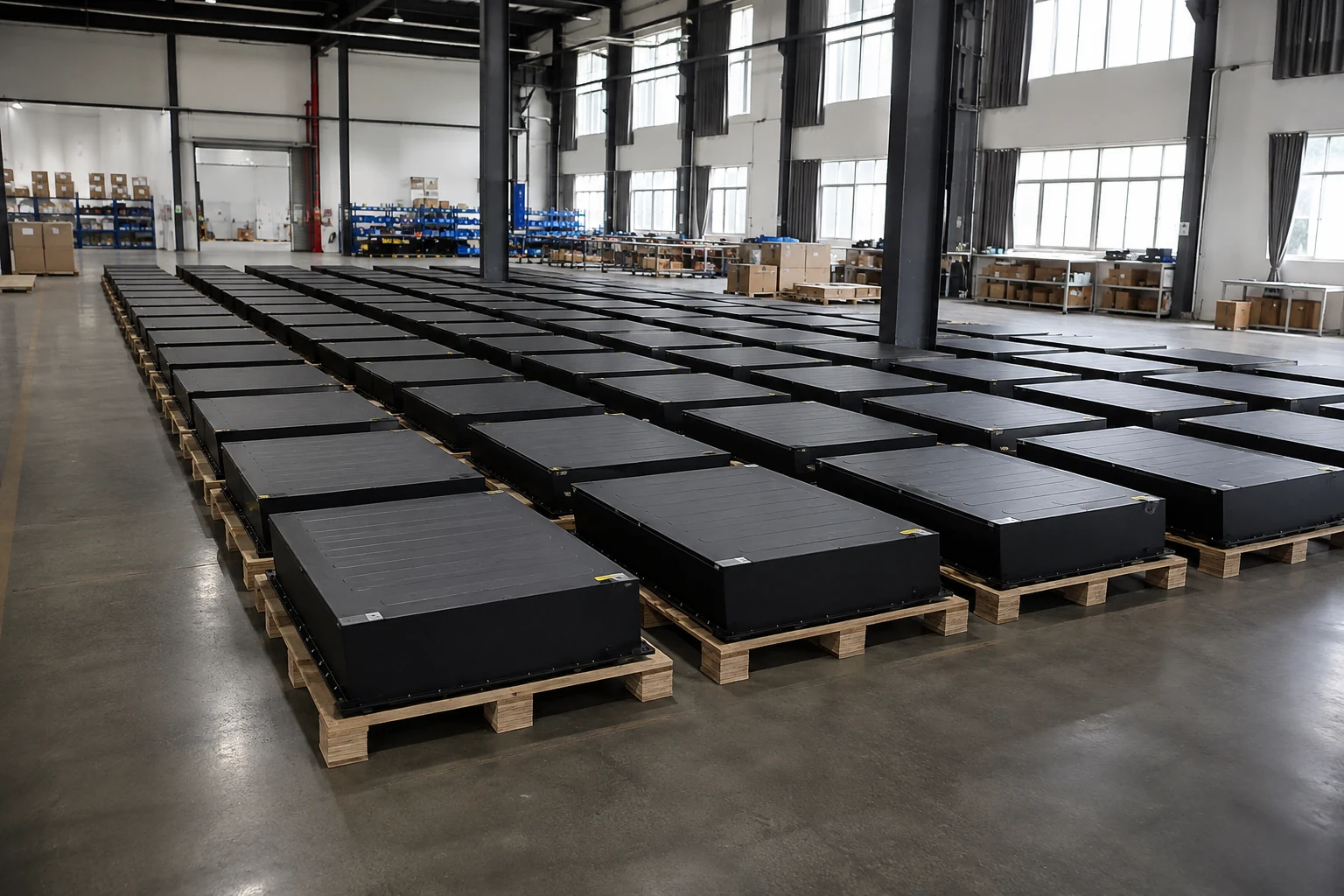 Battery energy storage modules arranged for capacity and logistics review