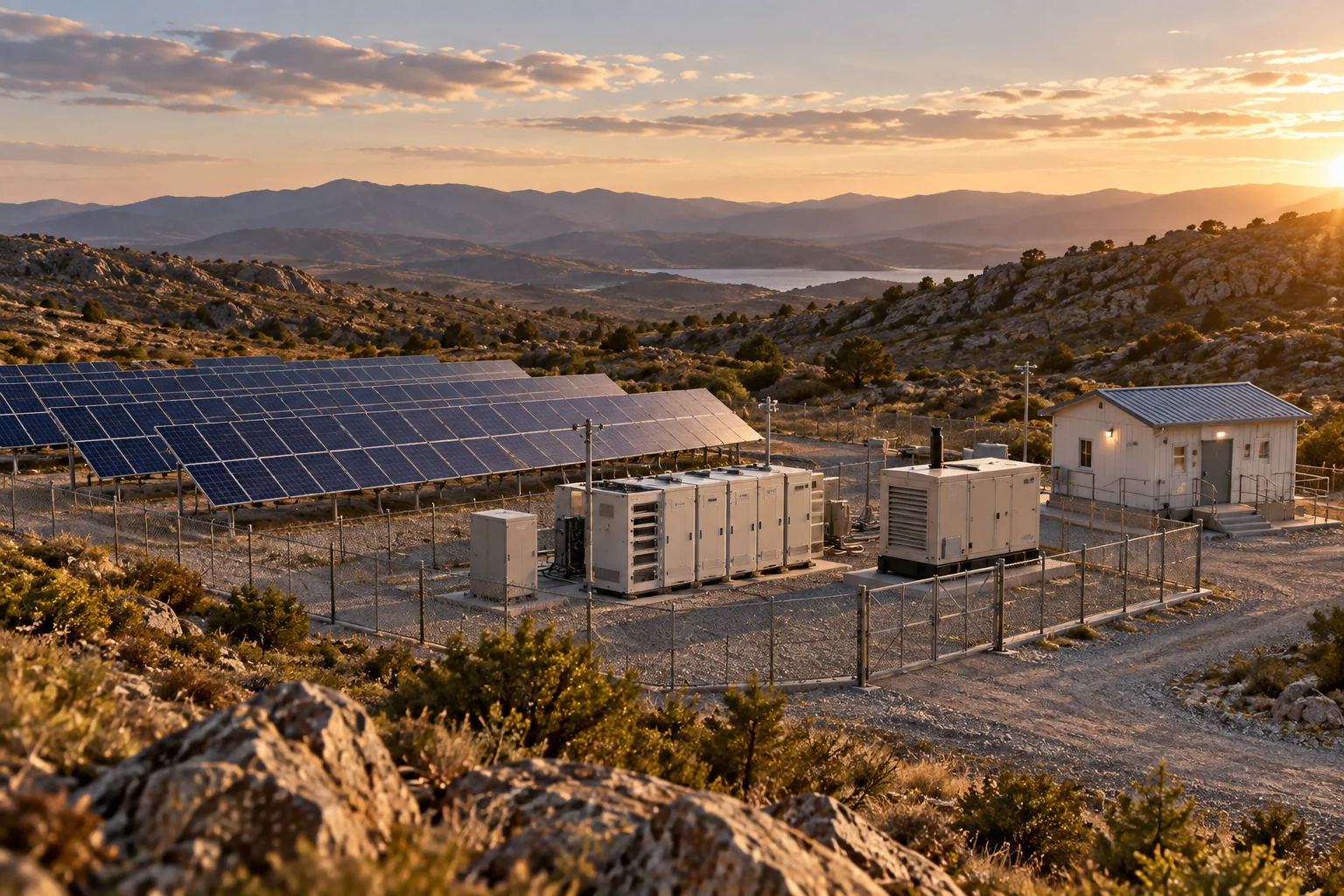 Remote solar and storage system during recovery analysis