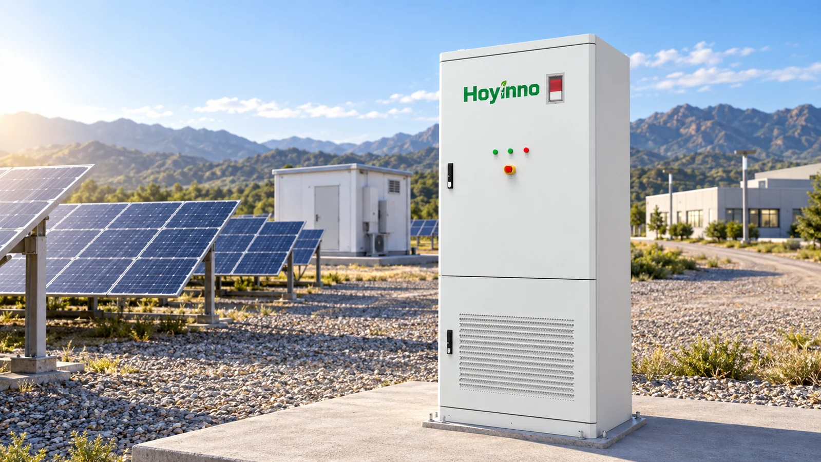 An Off Grid Solar Power Plant Is Designed Around Energy Recovery, Not Peak Sun