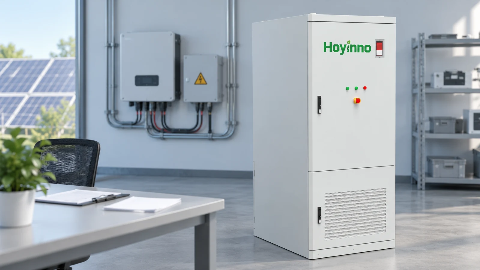 How Does A Solar And Battery System Connect Across Its Electrical Boundary?