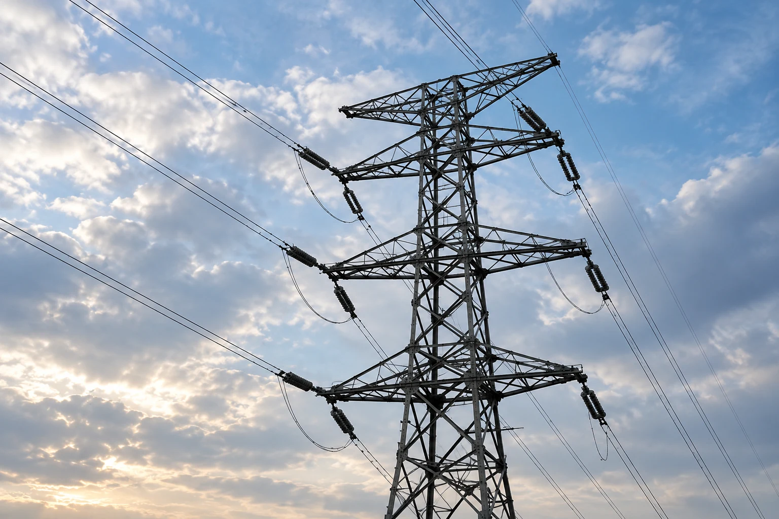 Illustrative electricity transmission structure representing the wider supply boundary